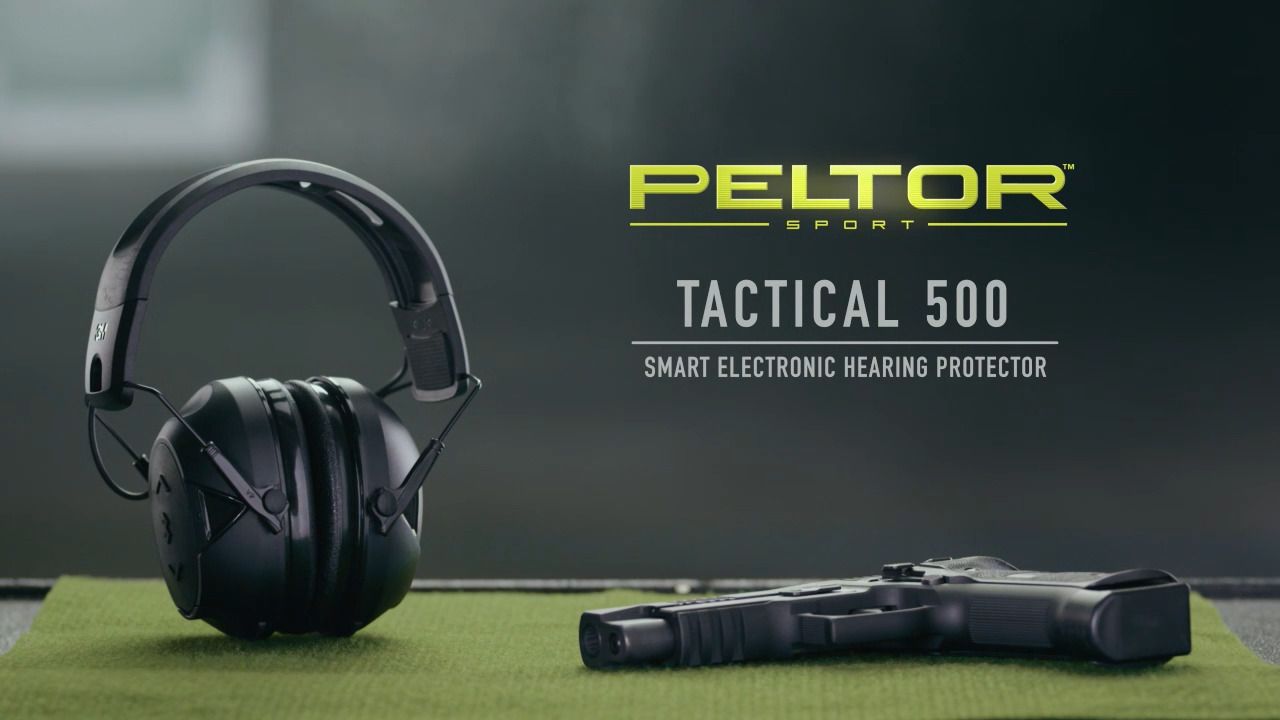 opplanet peltor sport tactical 500 electronic hearing protector ear muffs techfeatures video