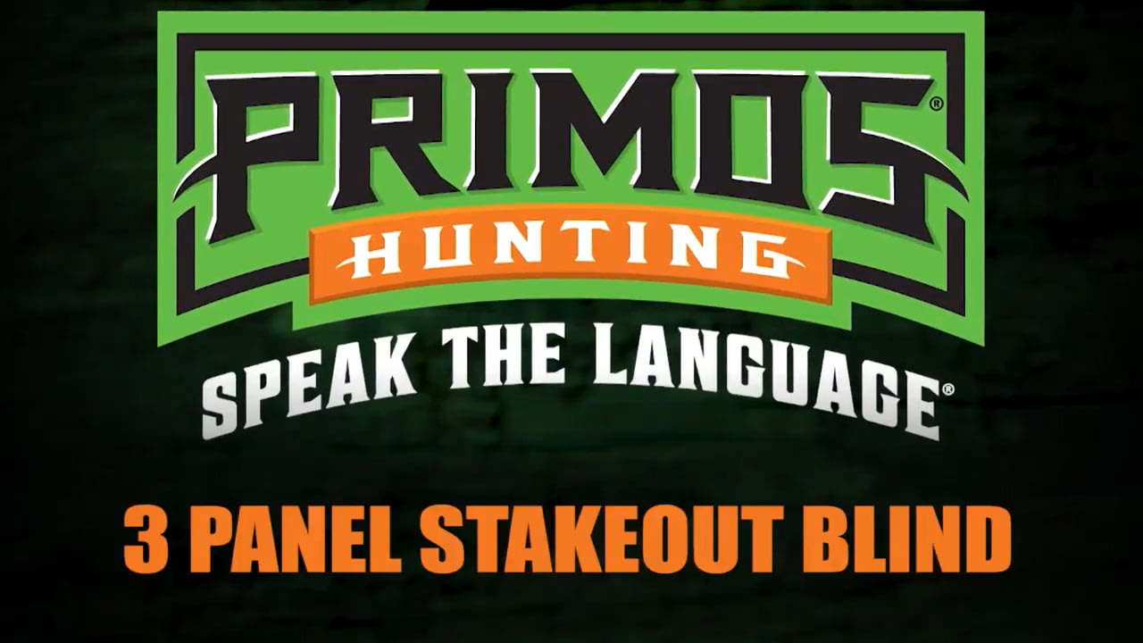 opplanet primos double bull 3 panel surroundview stakeout blind mossy oak new bottomland video