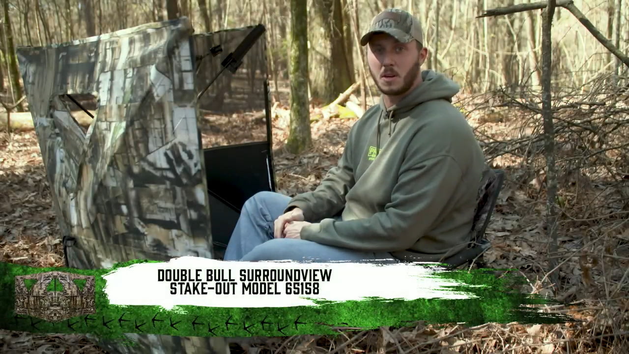 opplanet primos double bull surroundview stakeout blind video