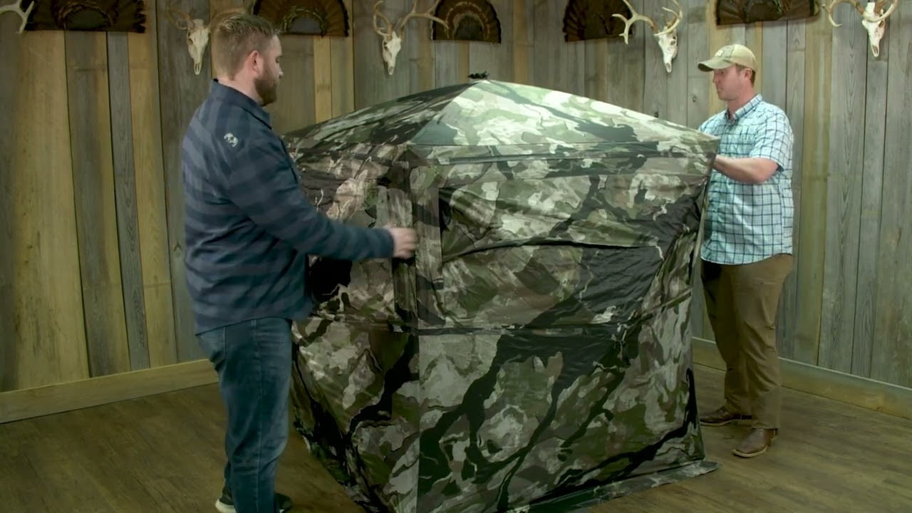 opplanet primos hide n sneak hunting blind video