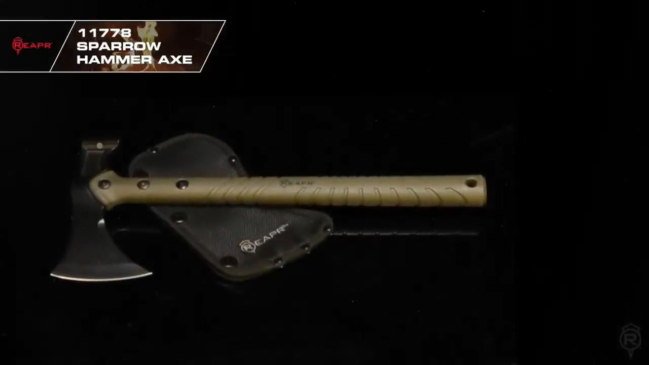 opplanet reapr 11778 sparrow hammer axe video