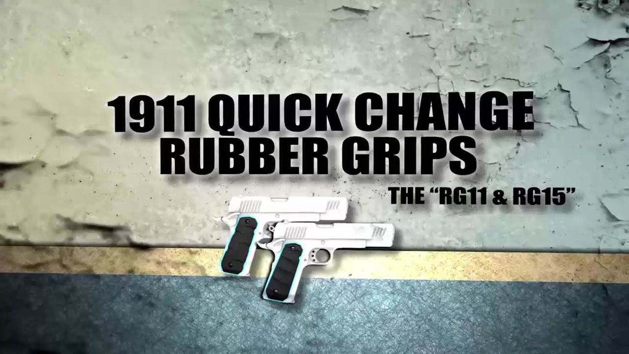 opplanet recover tactical presents 1911 quick change rubber grips video