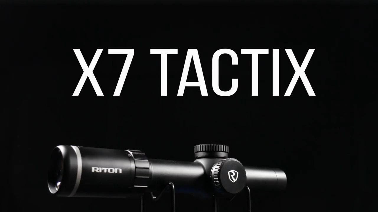opplanet riton optics x7 tactix 1 8x28mm rifle scope video