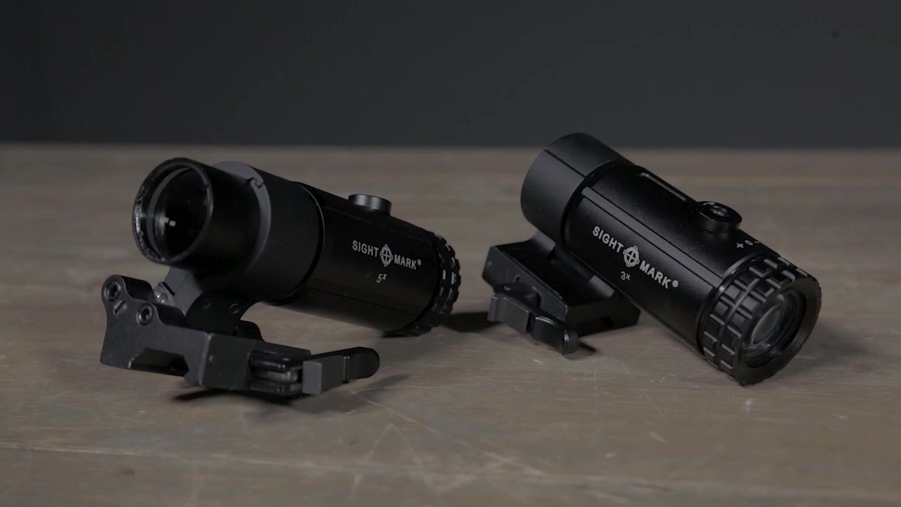 opplanet sightmark t 5 magnifier with lqd flip to side mount black sm19064 overview video