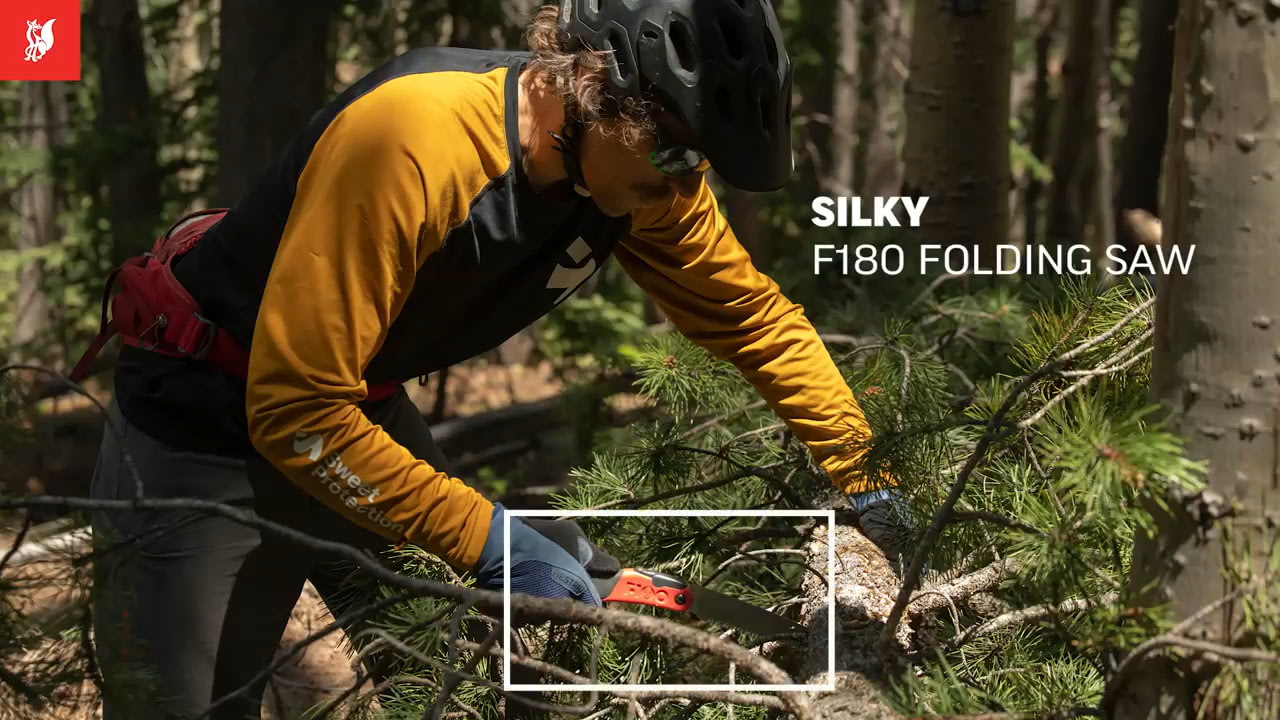 opplanet silky f180 folding saw video