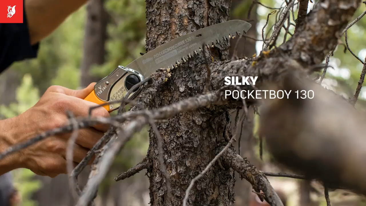 opplanet silky pocketboy 130 folding saw video