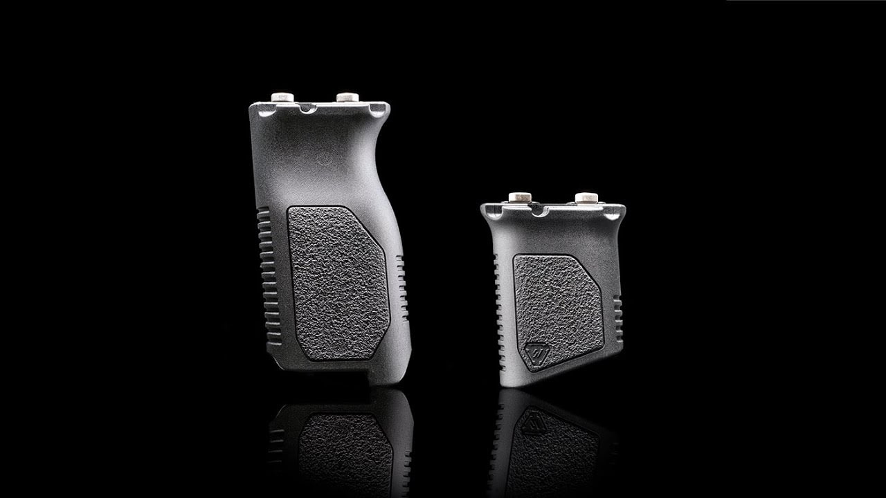 opplanet strike industries angled vertical grip with cable management long or short video