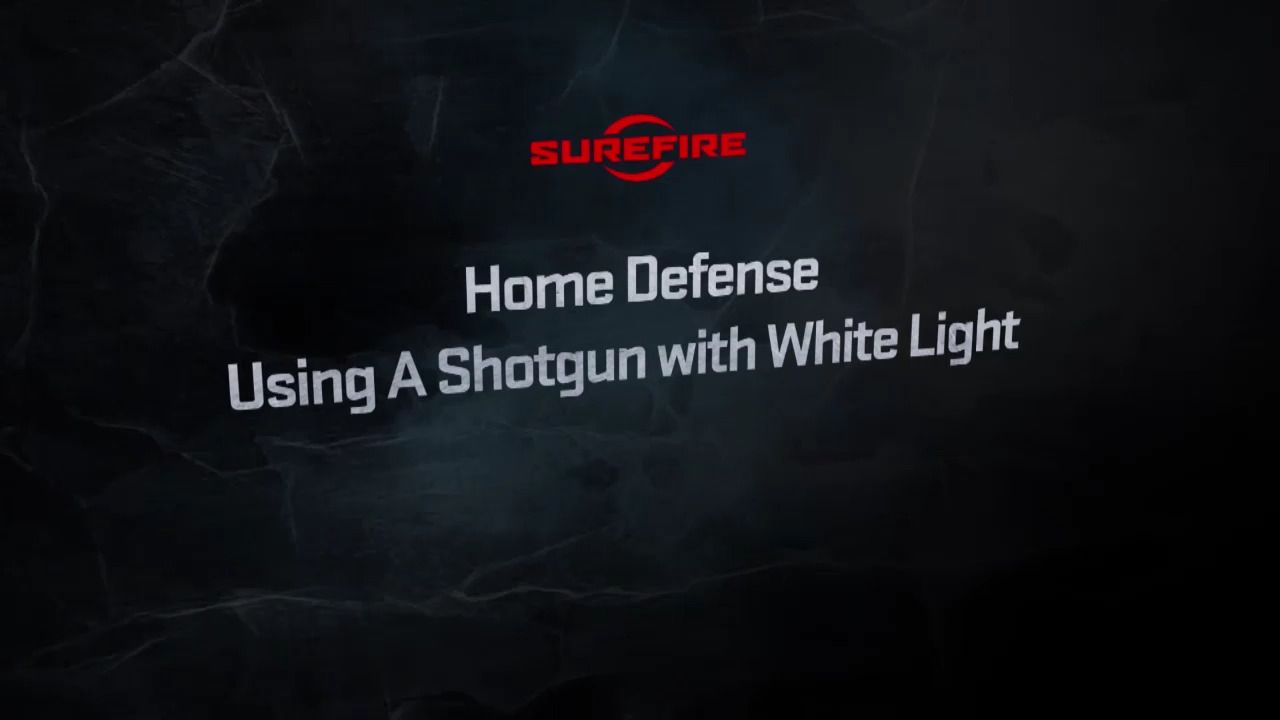 opplanet surefire dsf shotgun forend weaponlight video