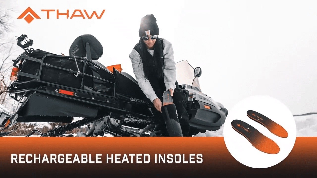 opplanet thaw rechargeable heated insoles video