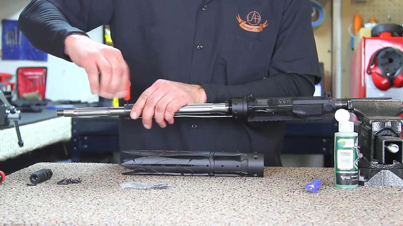opplanet uniqie ars how to install handguard video