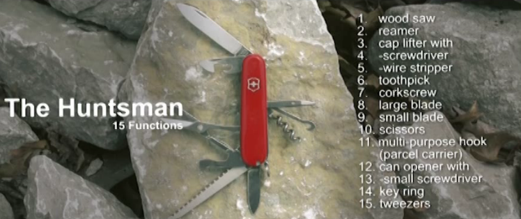 opplanet victorinox huntsman swiss army knife flv