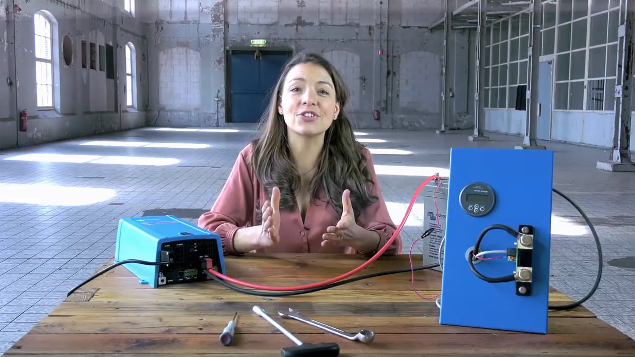 opplanet victron energy how to connect the bmv 700 battery monitor video