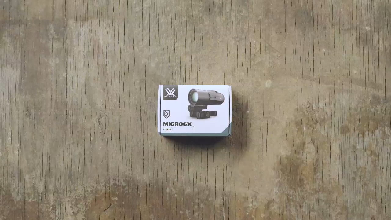 opplanet vortex micro 6x red dot sight magnifier unboxing video
