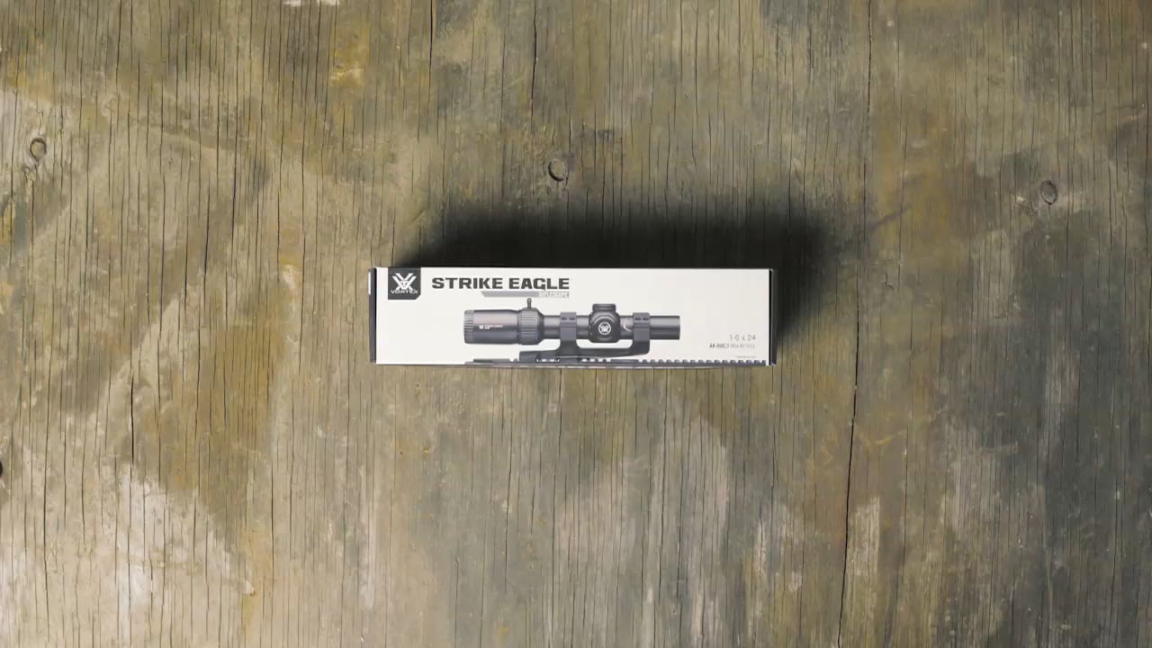opplanet vortex strike eagle 1 6x24 riflescope unbox video