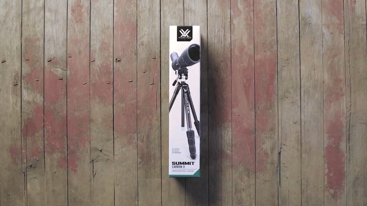 opplanet vortex summit carbon ii carbon fiber tripod kit unboxing video
